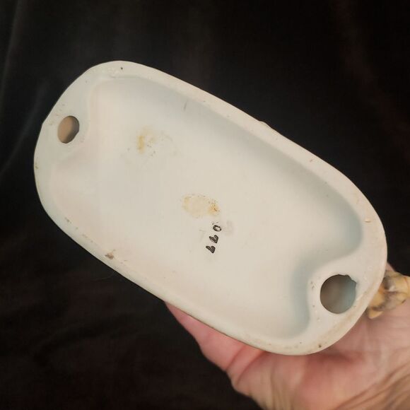 Vintage Children Riding Goat Cart Porcelain Figurine - Picture 5 of 5